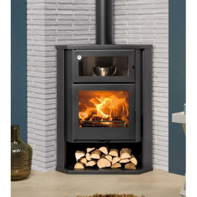 Poêle à Bois PANADERO Coimbra 7kW: Four, Triple Combustion, Chauffe 210m3