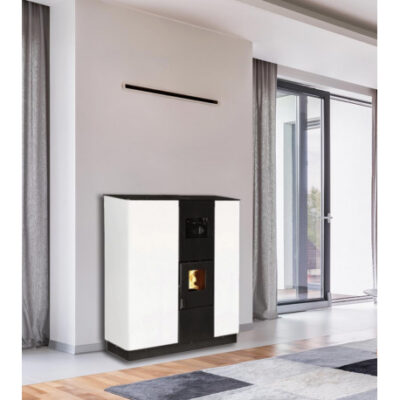 Poêle à Granulés INTERSTOVES CORTINA 12kW – Garantie 10 ans