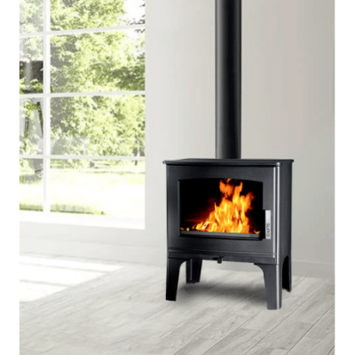 Poêle à Bois Supra GENO 6.7 kW : Haute Puissance, Rendement 80,2% et Bûches 50 cm