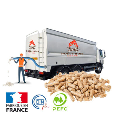 Granulés de Bois en Vrac – Livraison 2T+ Camion Souffleur