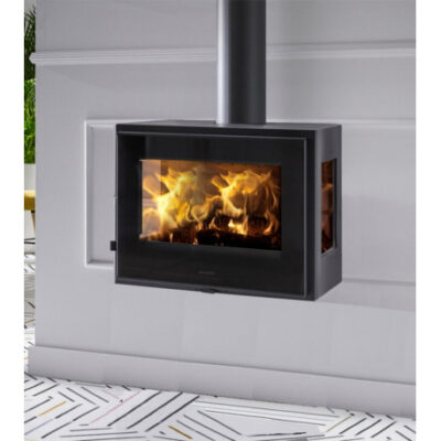 Poêle à bois JAVA WALL 5.9 kW PANADERO : EcoDesign 2022, Triple Combustion, Rendement 77%