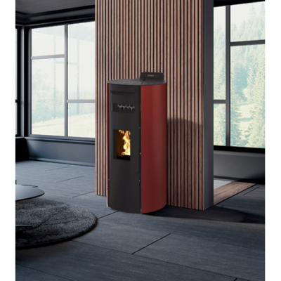 Poêle à Granulés Étanche LEANDRO 14 INTERSTOVES – WiFi & Haute Capacité