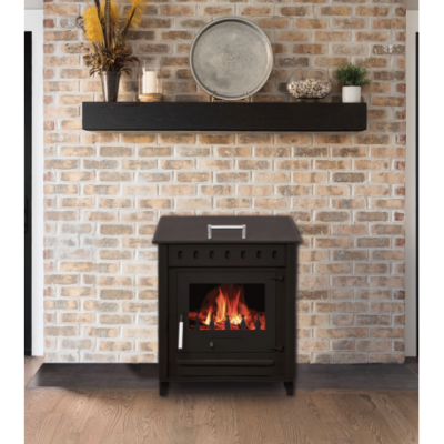 Poêle à Bois LEO 12 INTERSTOVES: Chauffage Efficace et Design Moderne