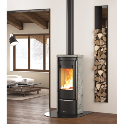 Poêle à Bois 7.5 kW Liù Pietra – La Nordica Extraflame