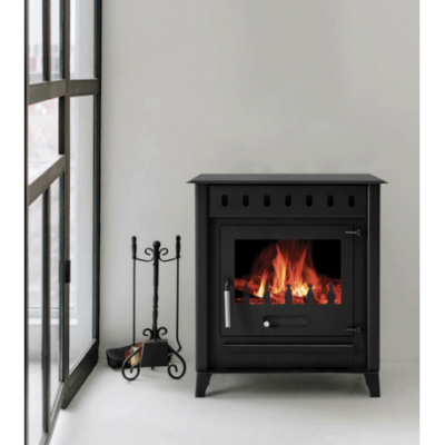 Poêle à Bois INTERSTOVES LYA 12 : Chauffage Efficace et Design Moderne