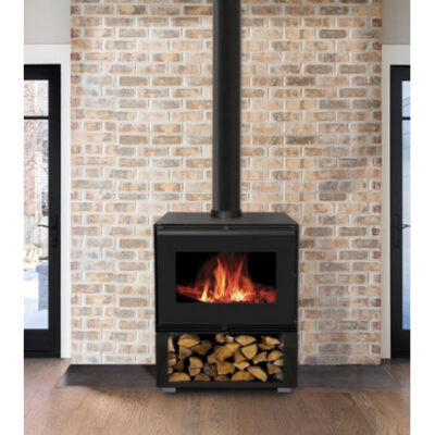 Poêle à Bois MATTEO 10 INTERSTOVES : Puissance 10,2 kW, Rendement 78,4%, EcoDesign 2023