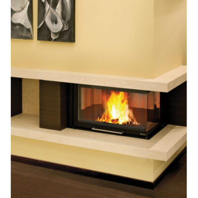 Foyer La NORDICA EXTRAFLAME Monoblocco 800 Angolo DX 10 kW – Vitre Céramique Résistante, Livraison Rapide