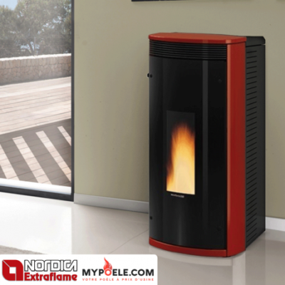 Poêle à granulés EXTRAFLAME – Sibilla 8,2kw