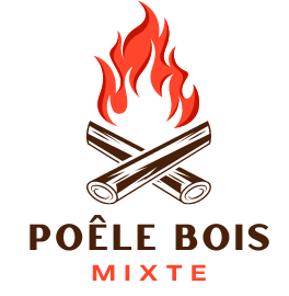 Poele mixte bois