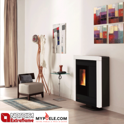 Souvenir Steel Evo 10.2 kw canalisable – Poêle à granulés LA NORDICA EXTRAFLAME