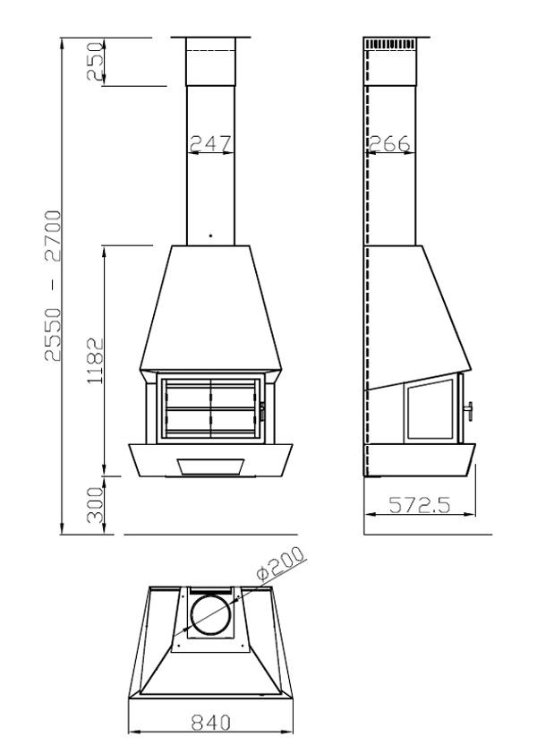 Hauteur et Conduits de Cheminée